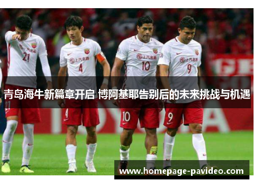 青岛海牛新篇章开启 博阿基耶告别后的未来挑战与机遇