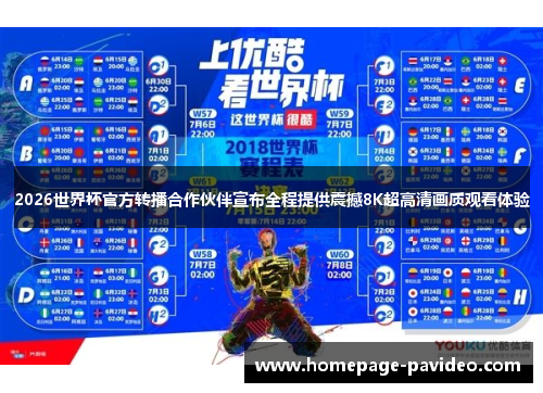 2026世界杯官方转播合作伙伴宣布全程提供震撼8K超高清画质观看体验
